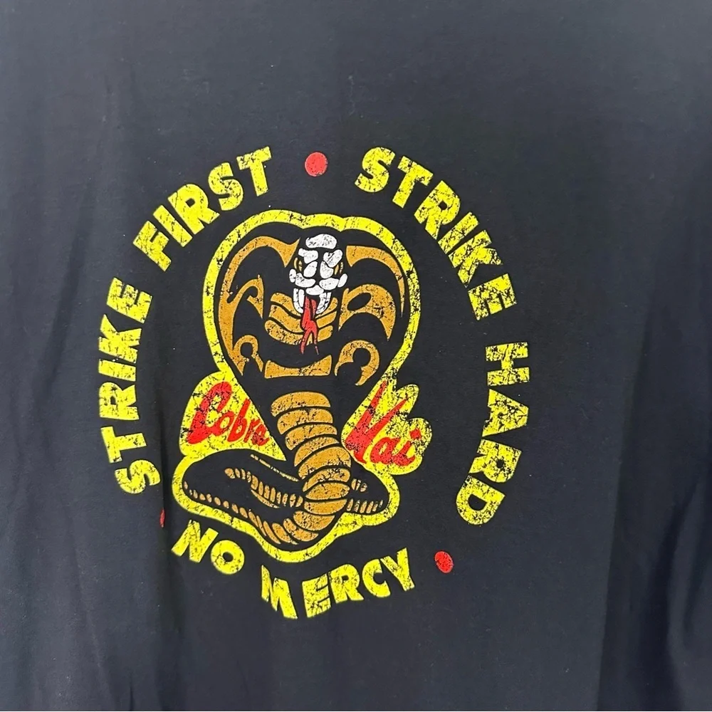 Men’s Cobra Kai T-Shirt Black 3XL by Ripple Junction - Picture 2 of 4